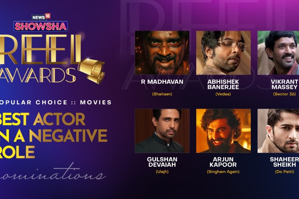 News18 Showsha Reel Awards 2024: Arjun Kapoor, Vikrant Massey Among Nominees For Best Actor In A Negative Role