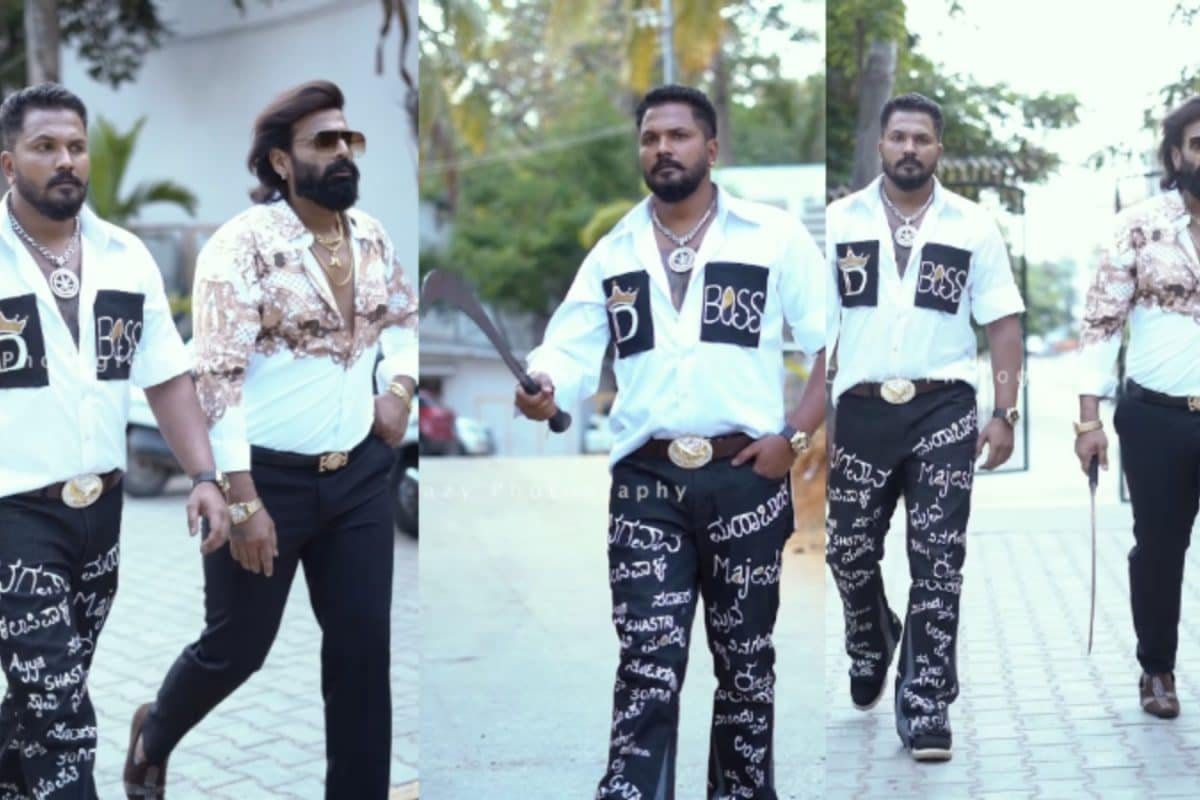 Bigg Boss Kannada Stars Rajat Kishan, Vinay Gowda Booked For Posing With Weapon | Watch Video