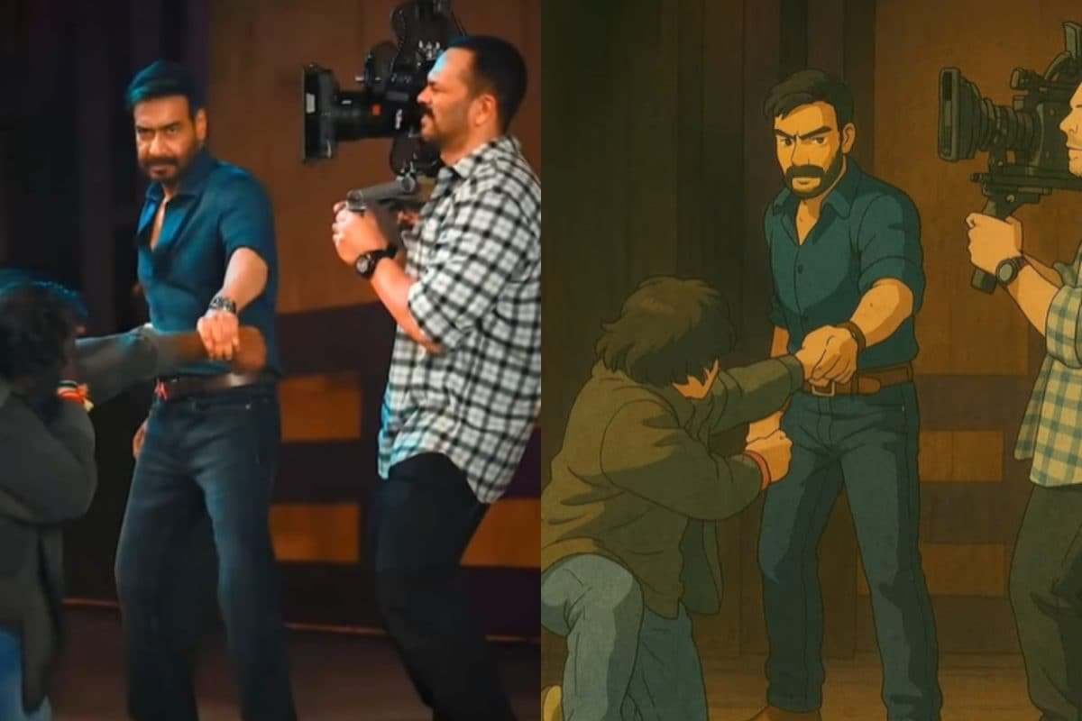 Rohit Shettys Ghibli-Style Birthday Wish For Ajay Devgn Is The Best Thing On Internet Today | Watch