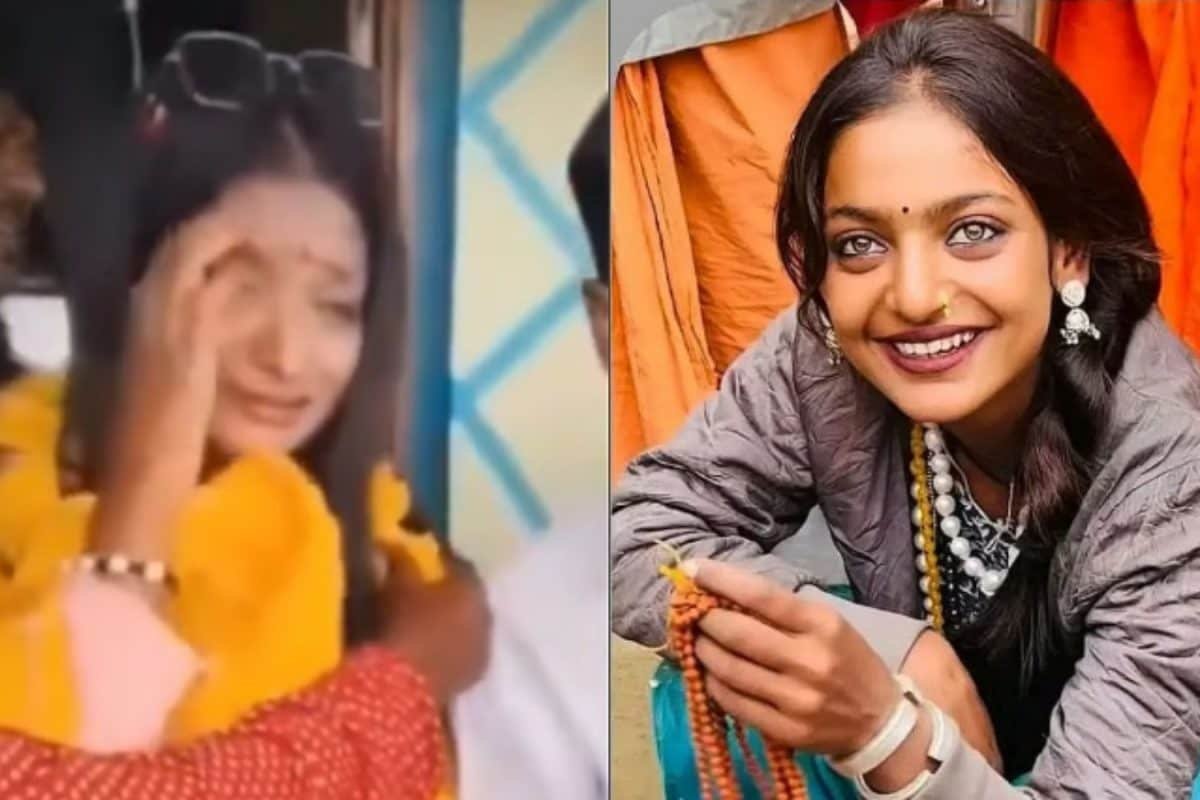 Maha Kumbh Girl Monalisa Breaks Down In Viral Video After Director Sanoj Mishra’s Arrest In Rape Case