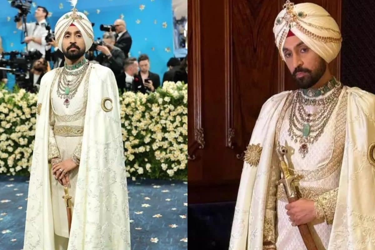 Diljit Dosanjh Channels Royal Vibes At MET Gala, Fans Call Him Maharaja | Watch