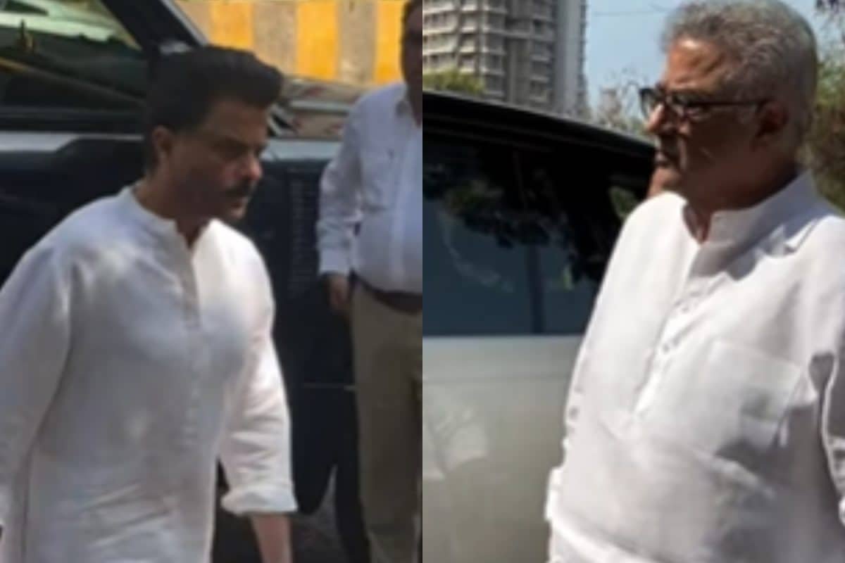 Anil Kapoor, Boney Kapoor Arrive For Mother Nirmals Last Rites | Watch