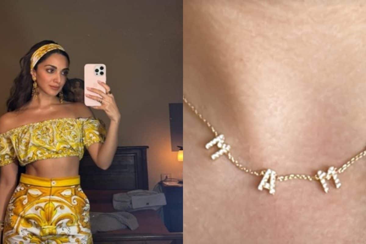 New Mom Kiara Advani Flaunts Diamond-Studded ‘Mama’ Pendant | See Pic