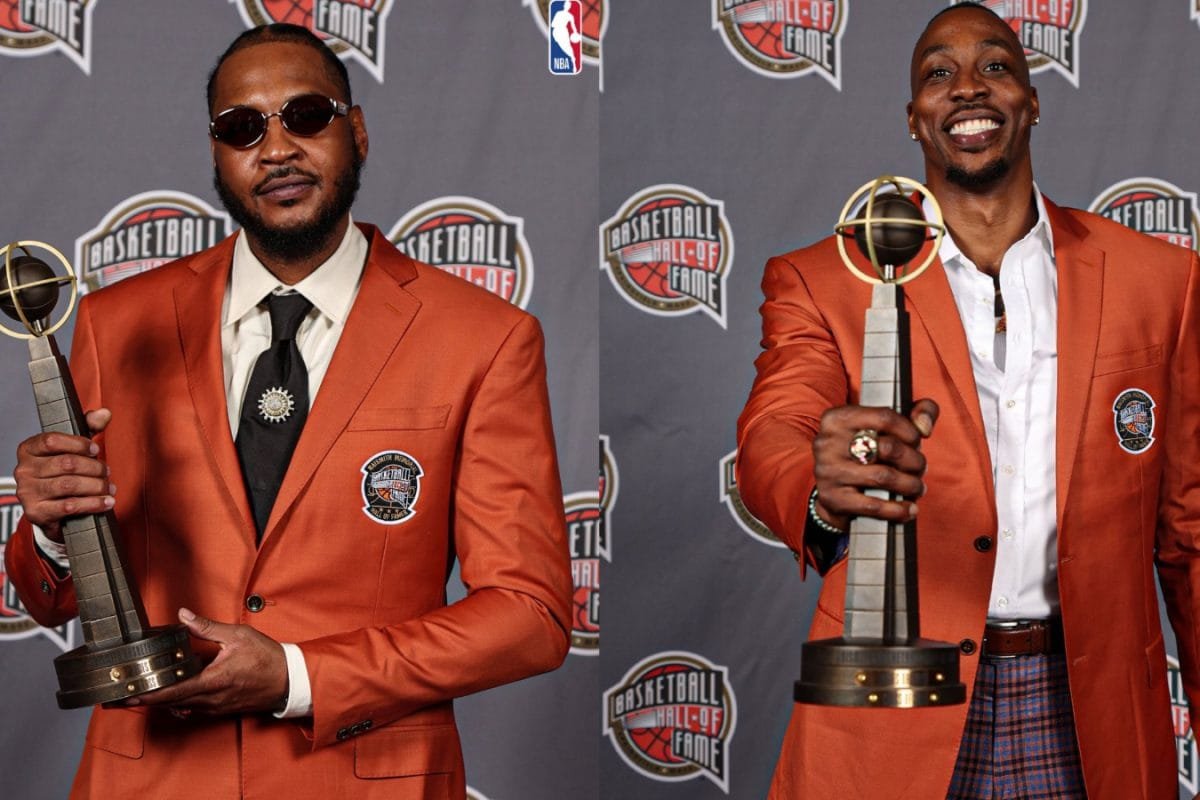Carmelo Anthony, Dwight Howard Officially Inducted Into 2025 Basketball Hall of Fame