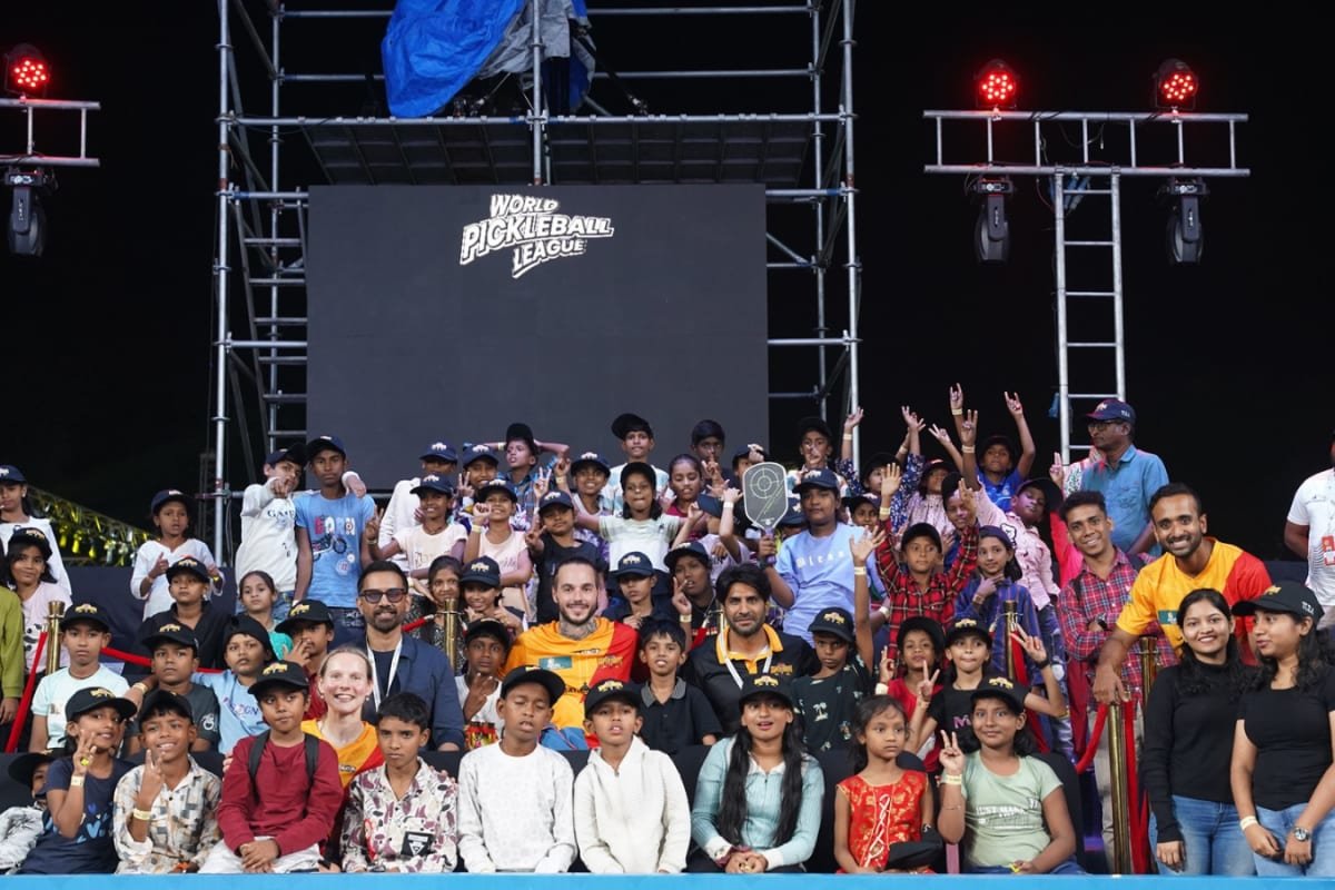 Chennai Super Champs Host Over 60 Underprivileged Children In World Pickleball League Clash