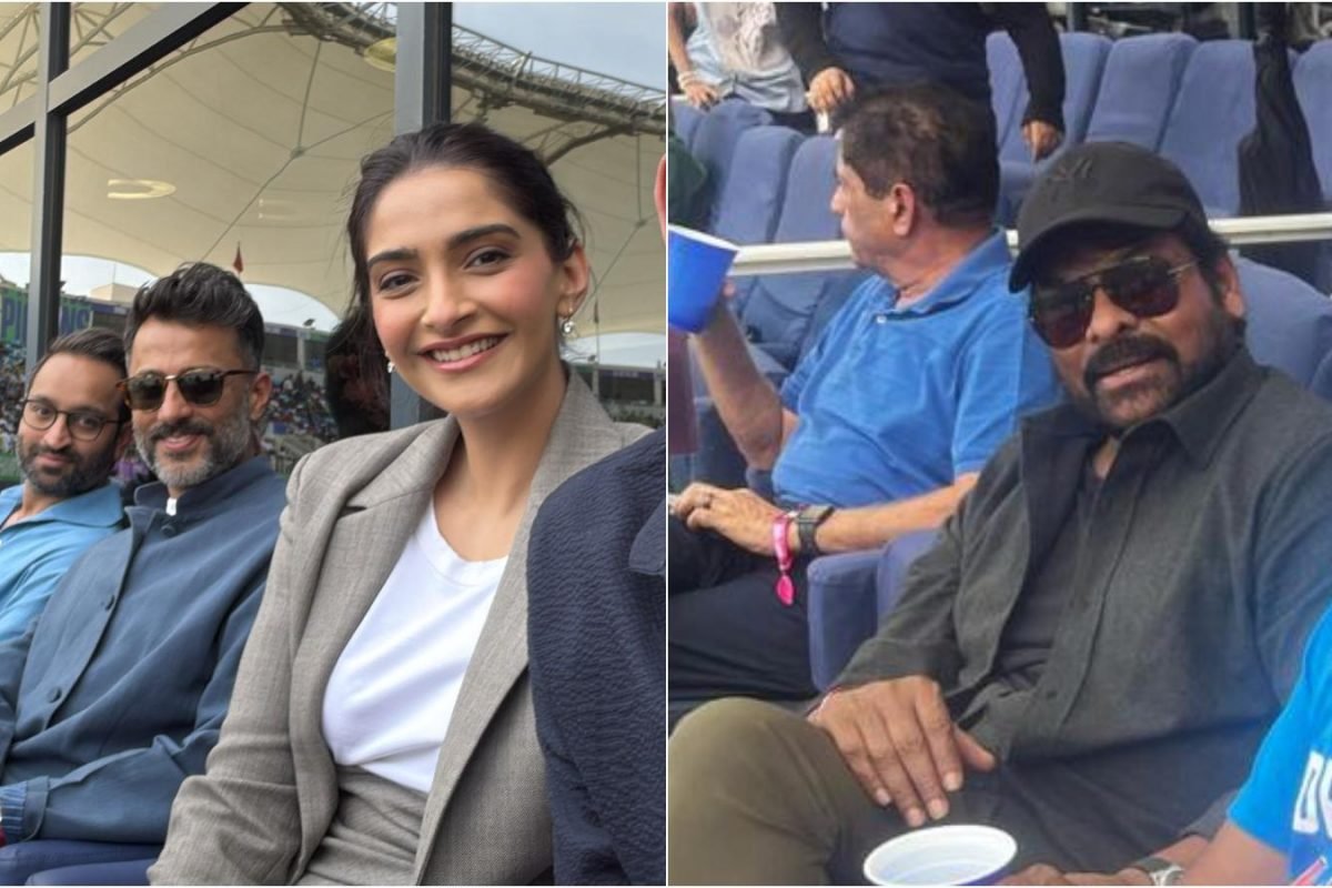 Sonam Kapoor-Anand Ahuja Look Excited, Chiranjeevi Spotted Enjoying India Vs Pakistan Match In Dubai | PICS
