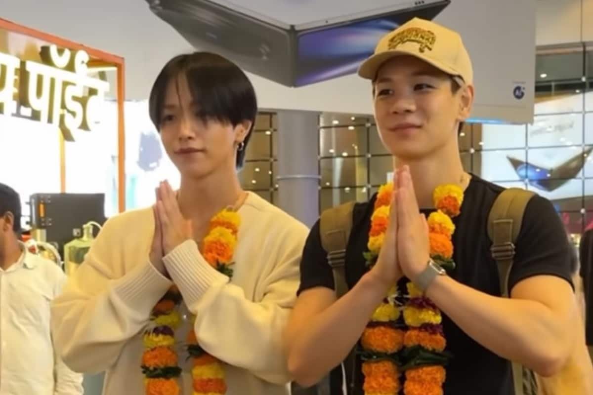 JO1’s Mame And Shosei Touch Down In Mumbai, Greet Indian Fans In Desi Style