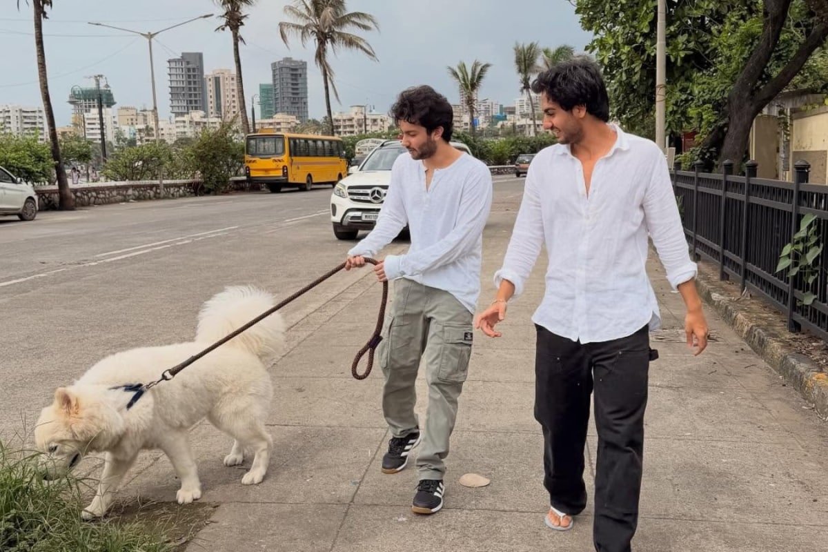 Nirvan And Arhaan Khan’s Evening Walk With Their Pet Is The Content We Did Not Know We Needed