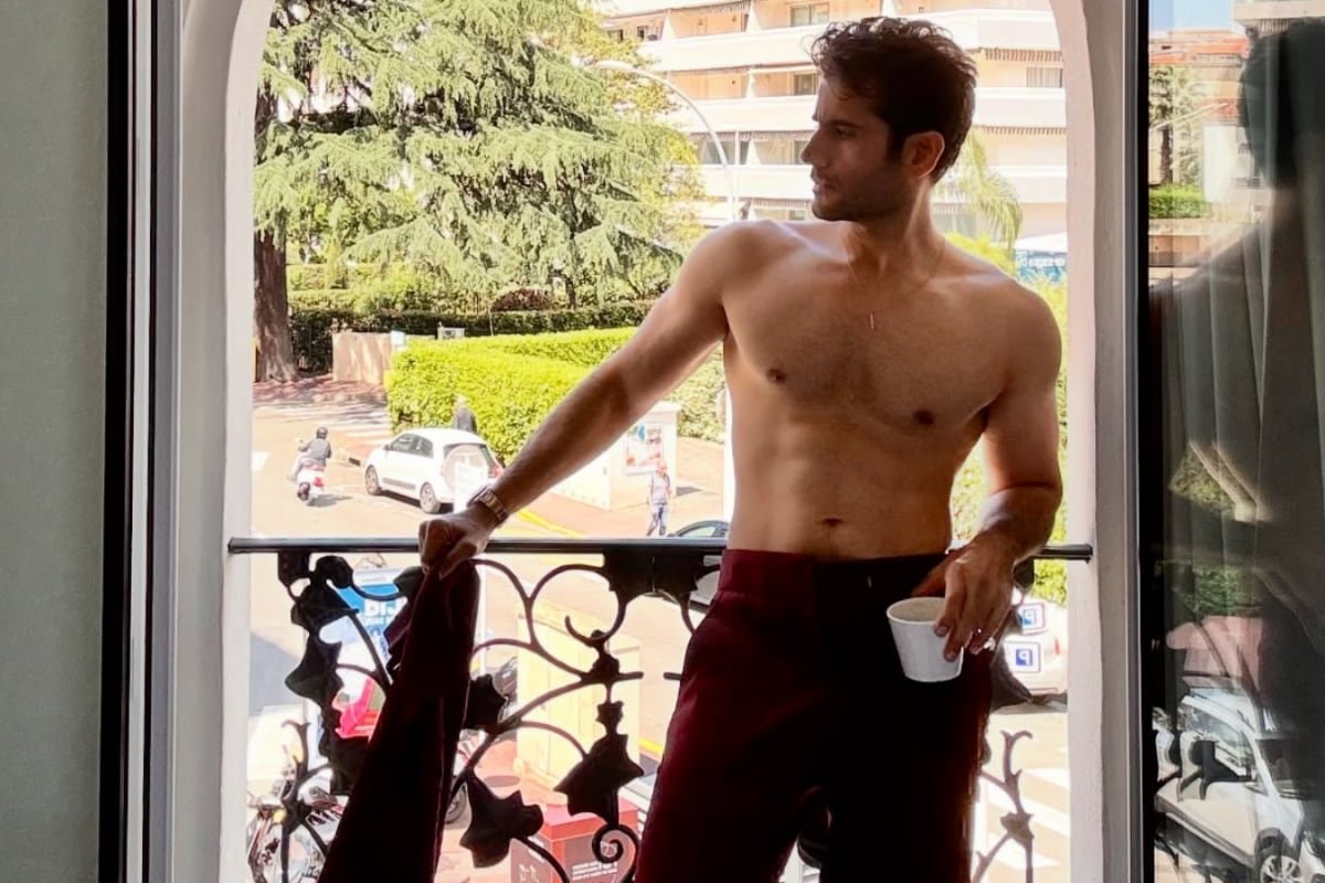 Karan Tacker Adds Monochrome Magic To Cannes Red Carpet