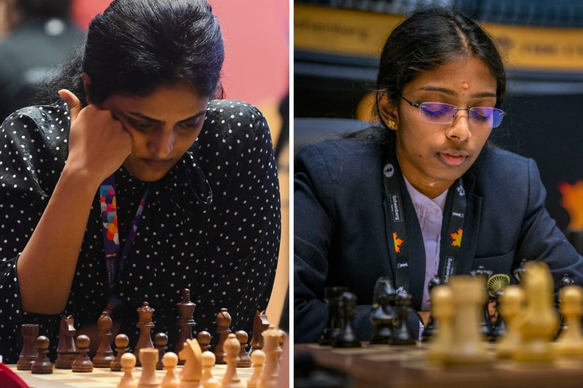FIDE World Womens Chess Cup: D Harika And R Vaishali Reach Pre-Quarterfinals