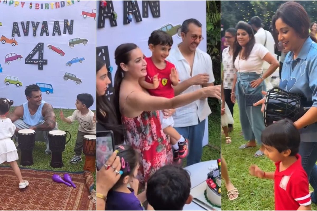 Dia Mirza’s Son Avyaan Celebrates Birthday With Bipasha Basu, Shreya Ghoshal’s Kids