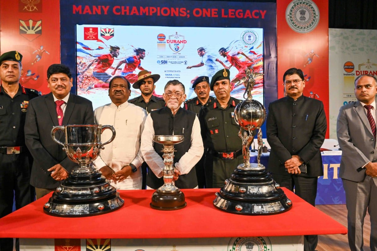 Durand Cup Returns to Jamshedpur For 2nd Year With Grand Trophy Showcase