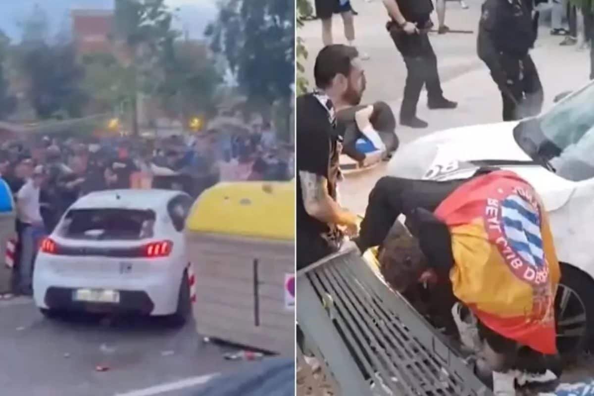 Chaos Ensues In Espanyol! Atleast 13 Injured After Car Runs Through Fans Outside Stadium