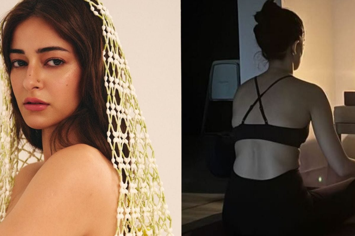 Ananya Panday Shares A Glimpse Of Herself Doing The Trataka Meditation | Photo
