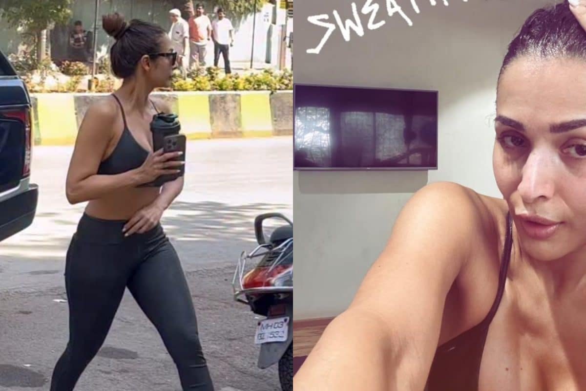 Malaika Arora Nails Effortless Activewear Look In Sports Bra And Tracks On Her Way To Yoga Session | Video