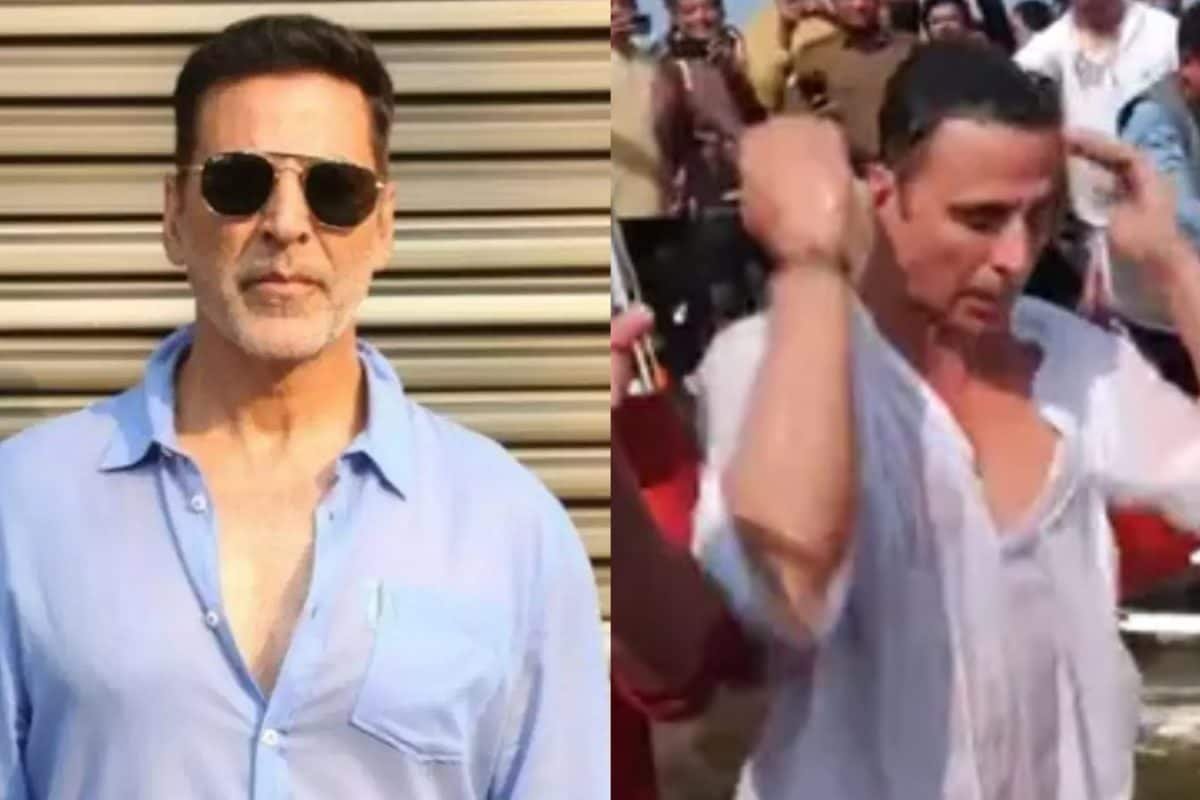 Akshay Kumar Takes Holy Dip At The Triveni Sangam, Praises CM Yogi Adityanath For Arrangements | Watch