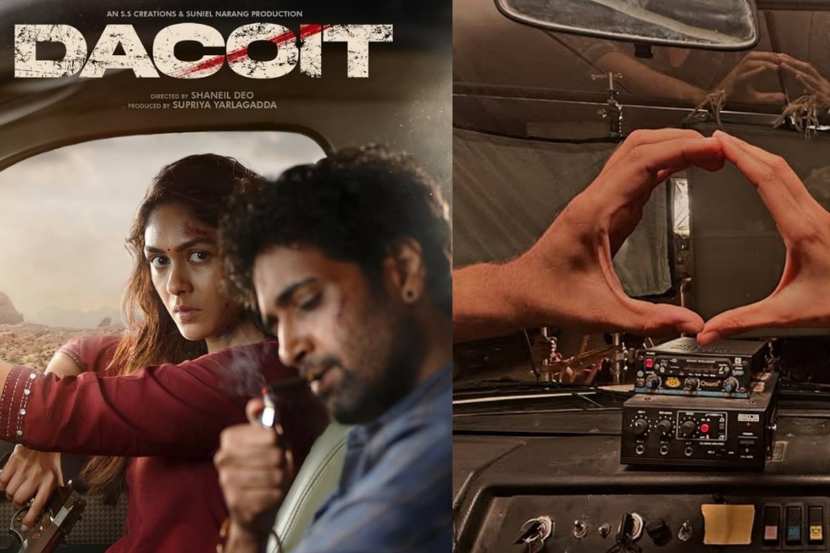 Mrunal Thakur Shares BTS Moments From Dacoit Shoot In Hyderabad With Adivi Sesh | Photos