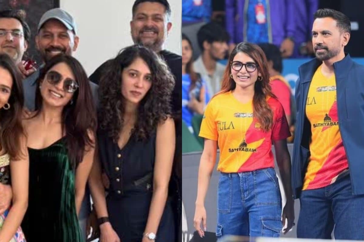 Samantha Ruth Prabhu Poses With Director Raj Nidarkoru At A Birthday Party Amid Dating Rumours | Photo Viral