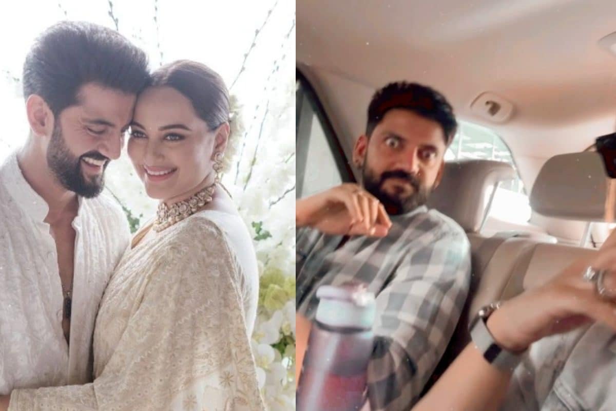 Sonakshi Sinha Threatens To Bite Hubby Zaheer Iqbal In Viral Video, Leaves Him SHOCKED | Watch