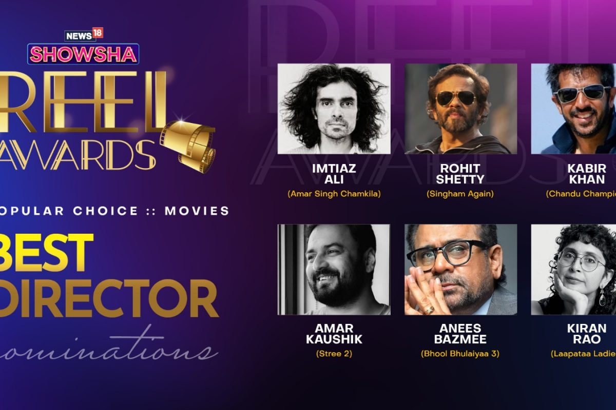 News18 Showsha Reel Awards 2025: Imtiaz Ali, Kabir Khan, Amar Kaushik Among Nominees For Best Director