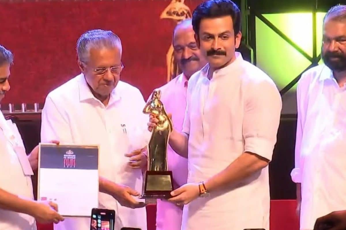 Prithviraj Sukumaran Wins Best Actor For Aadujeevitham: The Goat Life At 54th Kerala State Film Awards