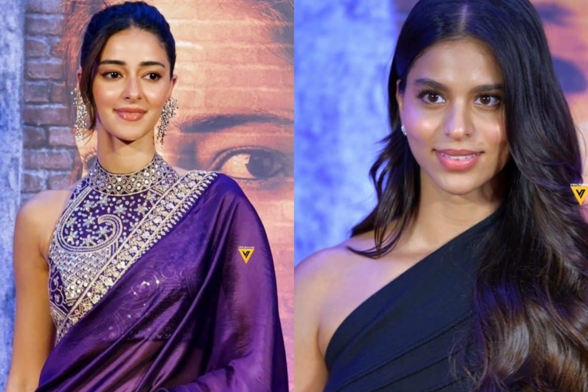 Kesari 2 Premiere: Ananya Panday Serves Elegance In A Sari, BFF Suhana Khan Shows Up To Support Her | Watch