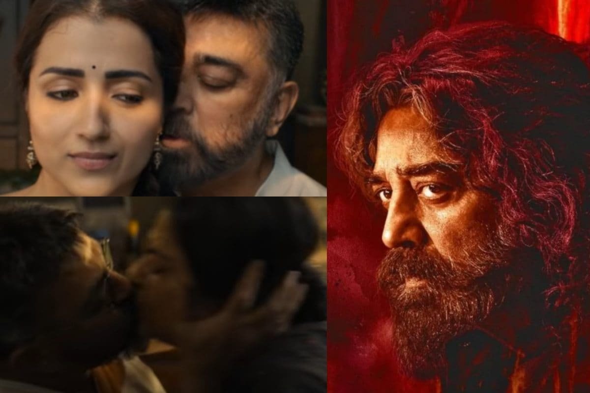 70-Year-Old Kamal Haasans Intimate Scenes With Younger Co-Stars Trisha, Abhirami Spark Backlash