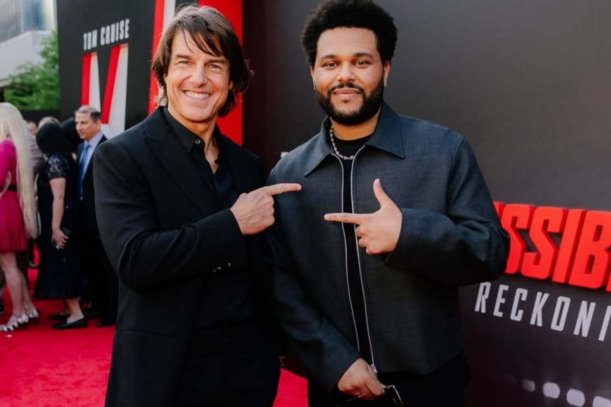 Mission: Impossible Star Tom Cruise And The Weeknd Share A Hug, Fans Recall Iconic Lip Sync Moment