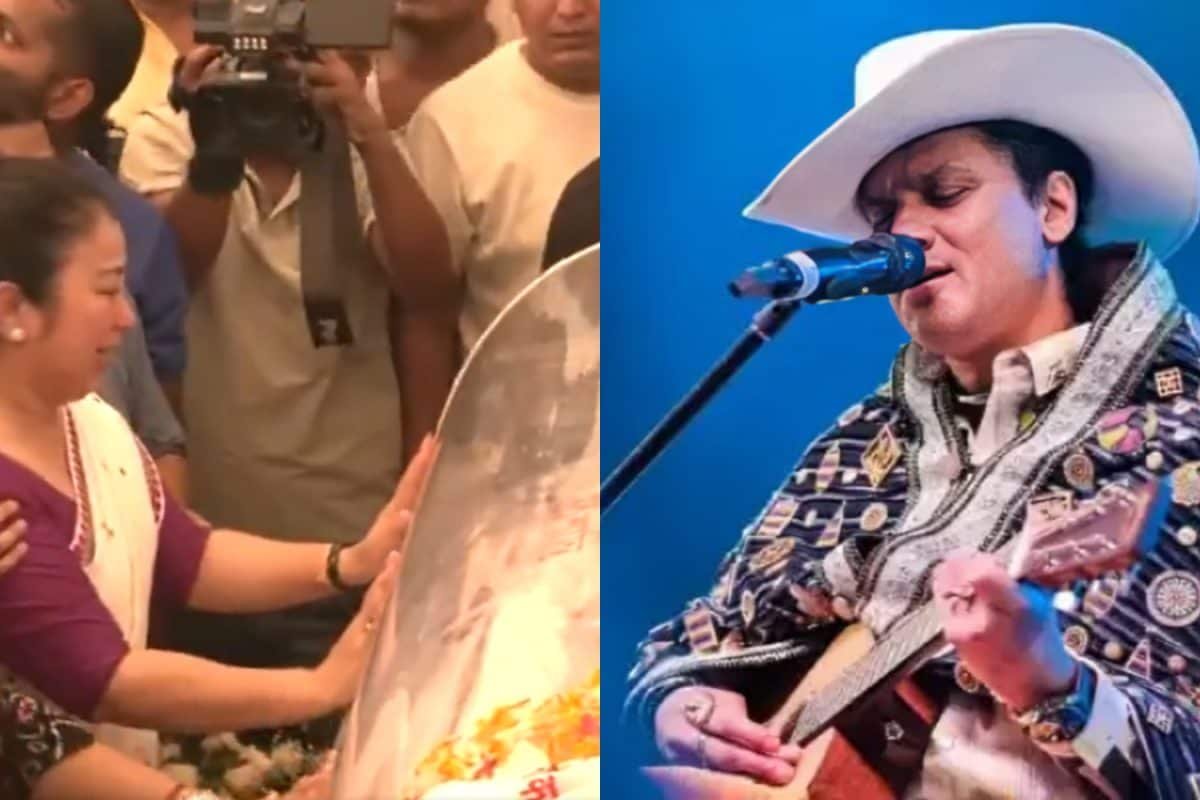 Zubeen Garg’s Wife Garima Saikia Garg Breaks Down While Paying Final Goodbye To Late Singer
