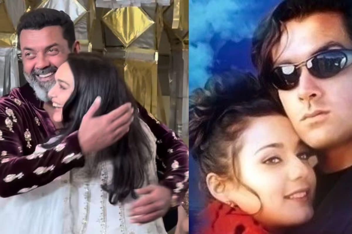 Soldier Stars Bobby Deol And Preity Zinta Reunite At Manish Malhotras Diwali Party | Watch