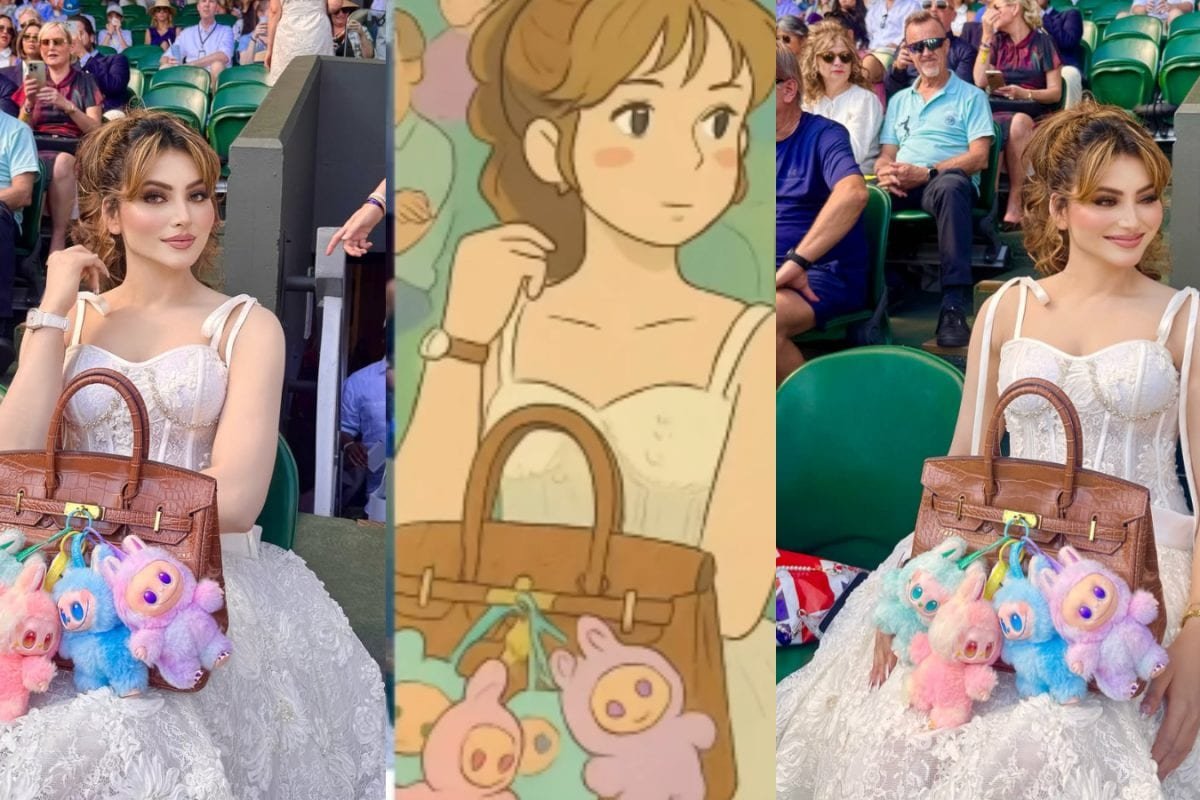Urvashi Rautela’s Labubu Style At Wimbledon Wins Internet; Fan Creates Ghibli-Style Pic | Check Out