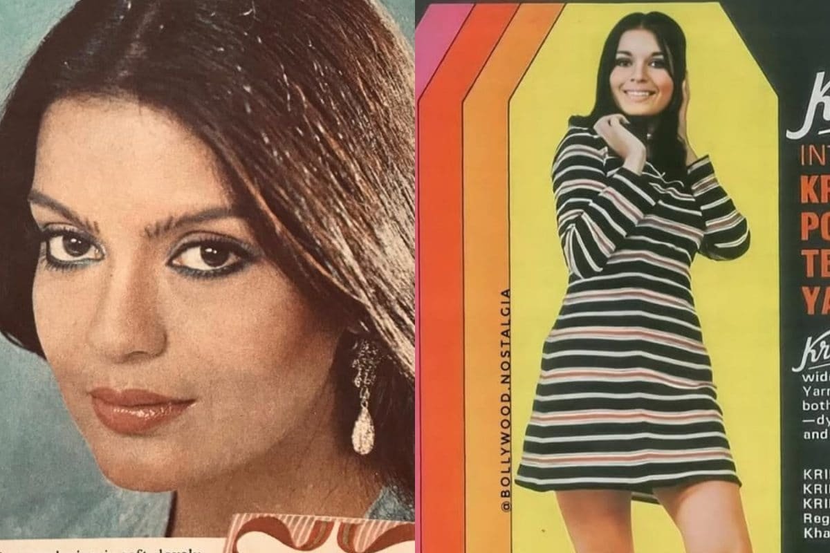 Zeenat Aman Shares Her Vintage Print Ads, Memories From Modelling Days | Photos