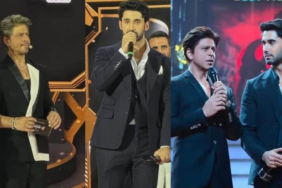 Lakshya And Shah Rukh Khan Unintentionally Recreate Ba***ds Of Bollywood Moment On Filmfare Stage
