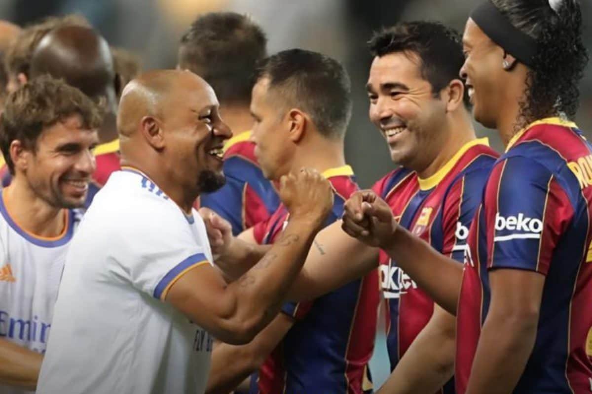 Figo, Morientes, Rivaldo Set To Headline Barca Legends vs Real Madrid Legends Match In Navi Mumbai This April