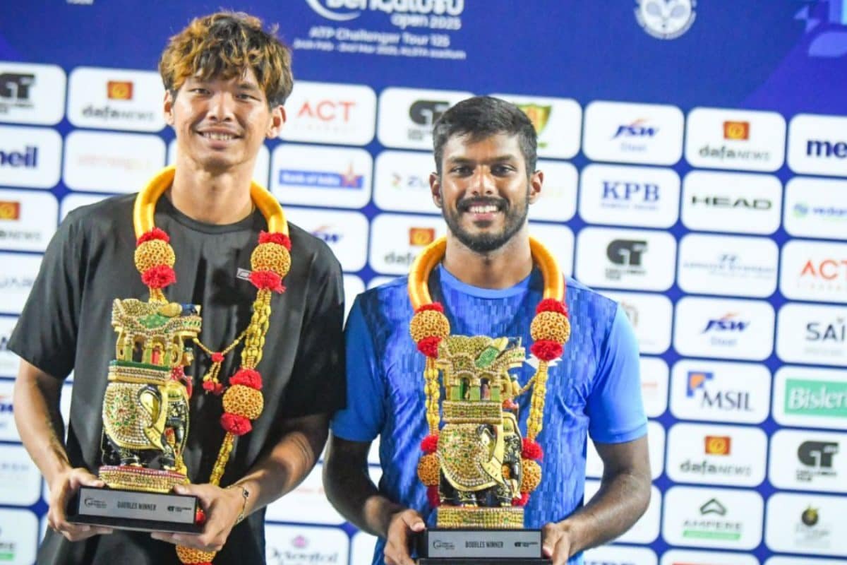 Bengaluru Open 2025: Anirudh Chandrasekar, Roy Ho Seal Doubles Title With Straight Sets Win