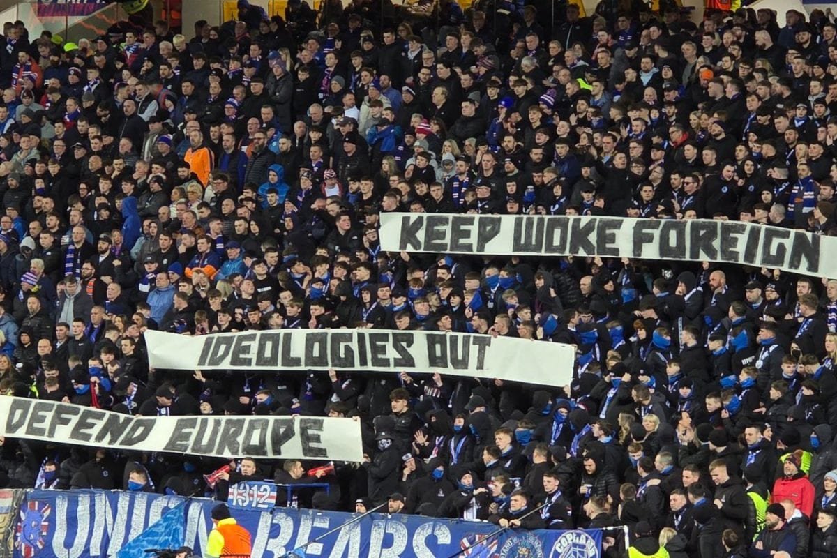 Rangers Call Out Fans For Shameful UEFA Ruling On Racist And Discriminatory Banner On Display At Home