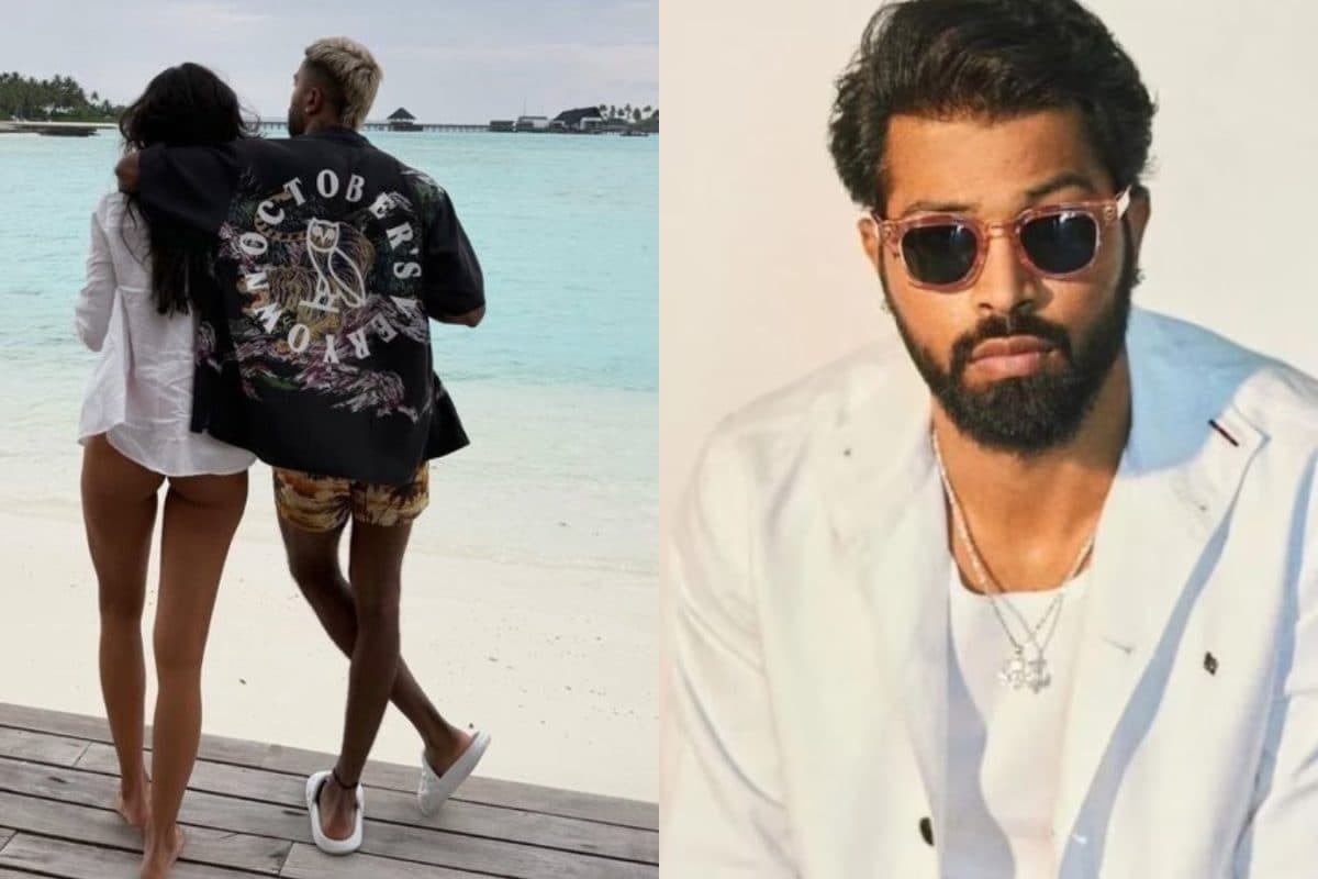 Hardik Pandya Holds Mahieka Sharmas Hand In New Photo From Beach Vacation | See Here