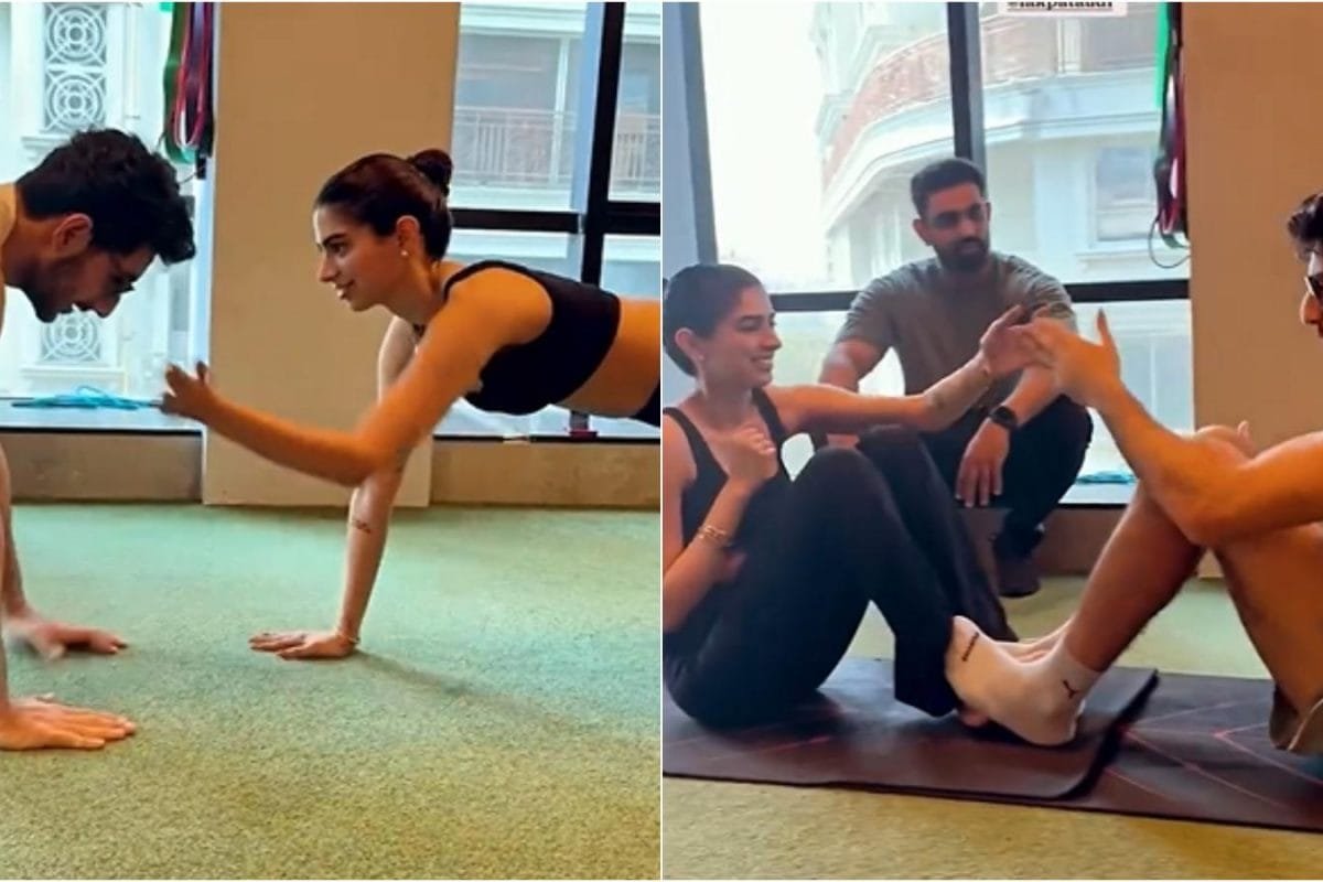 Ibrahim Ali Khan, Khushi Kapoor Sweat It Out Together In The Gym, Their Playful Banter Is Unmissable | Watch