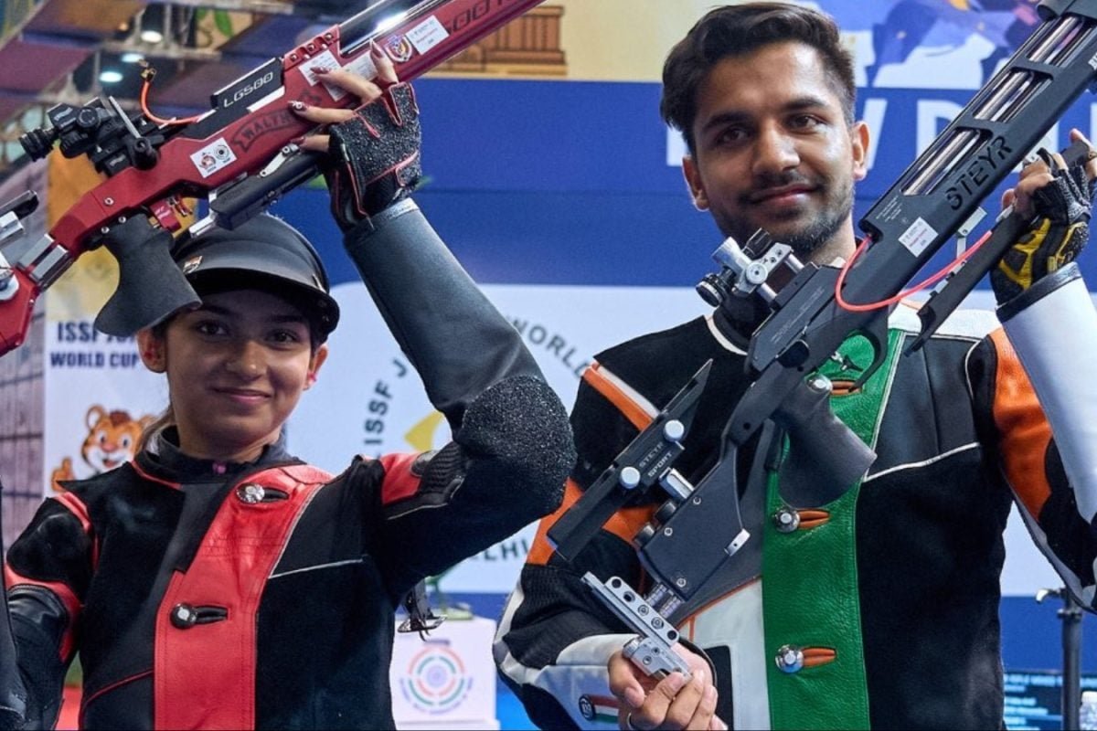 ISSF Junior World Cup: India Win 10m Air Rifle Mixed Team Gold And Silver