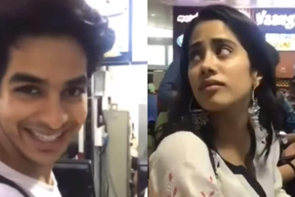 Ishaan Khatter Winks, Janhvi Kapoor Orders A Pizza In Viral Video | Watch