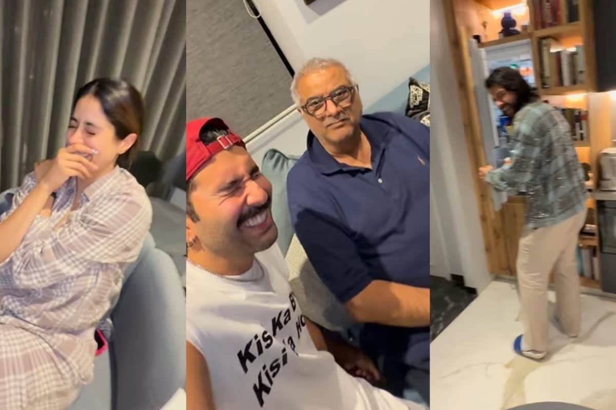 Janhvi Kapoor, Shikhar Pahariya Can’t Stop Laughing At Boney Kapoor’s Reply In Orry’s Video