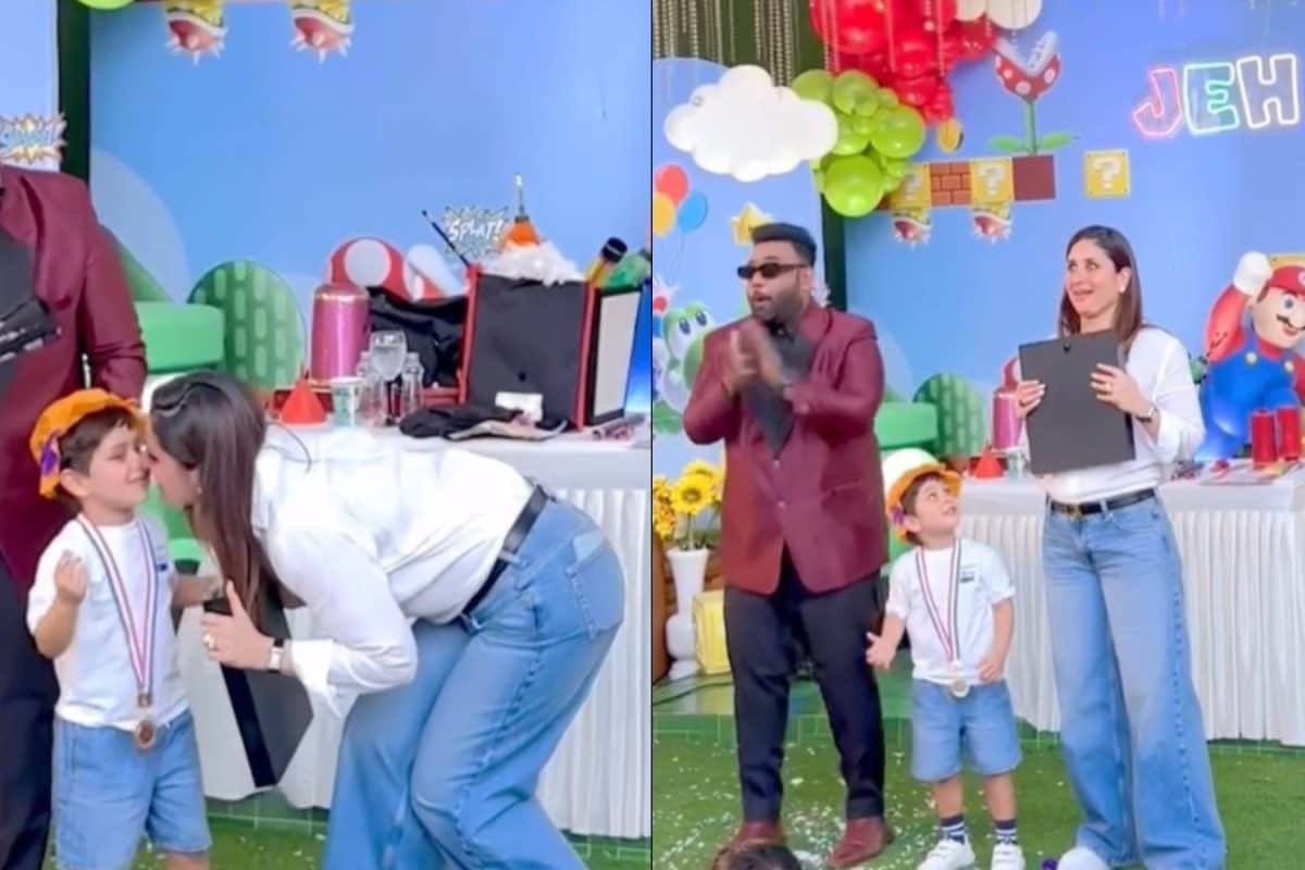 Kareena Kapoor And Jeh’s Adorable Reactions In Unseen Birthday Video Go Viral | Watch