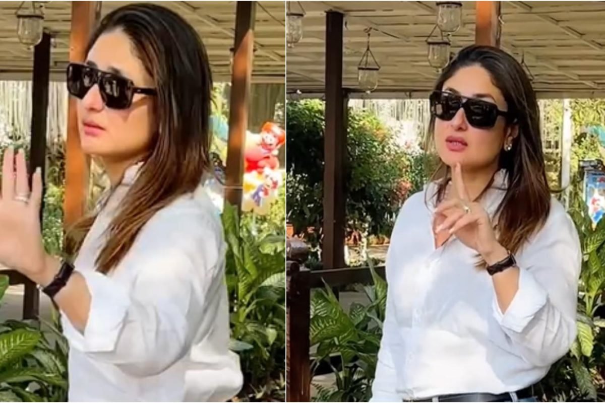 Kareena Kapoor Warns Paparazzi ‘No Kids Pictures Please’ As She Arrives For Randhir Kapoor’s Birthday Bash