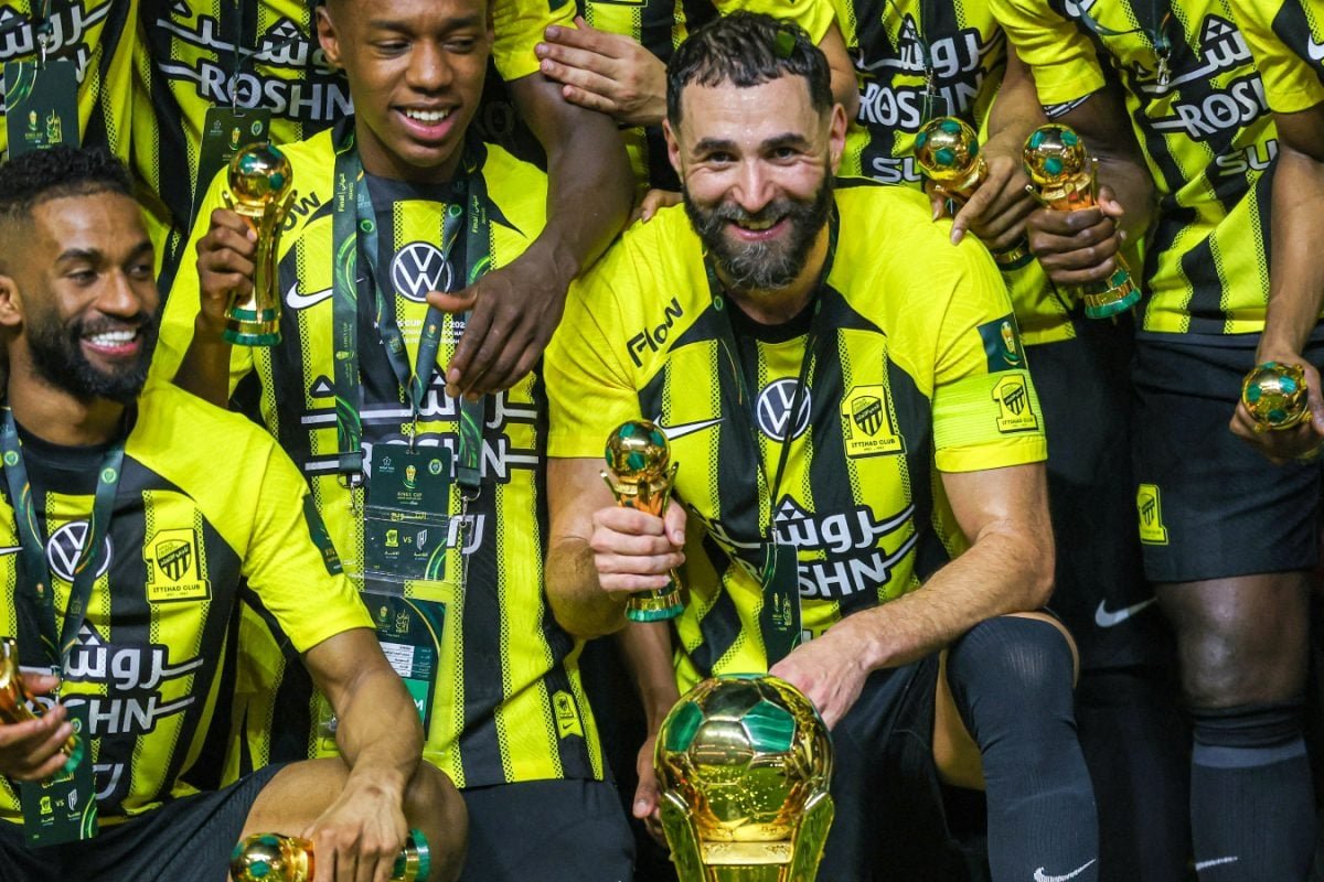 Karim Benzema Scores Twice As Al-Ittihad Beat Al-Qadsiah To Win Saudi Cup