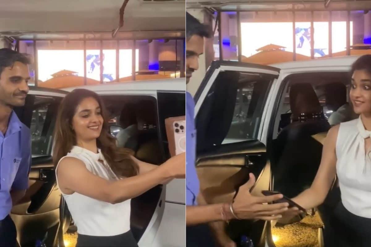 Keerthy Suresh Sweetly Helps A Fan Take The Perfect Selfie, Video Goes Viral | Watch