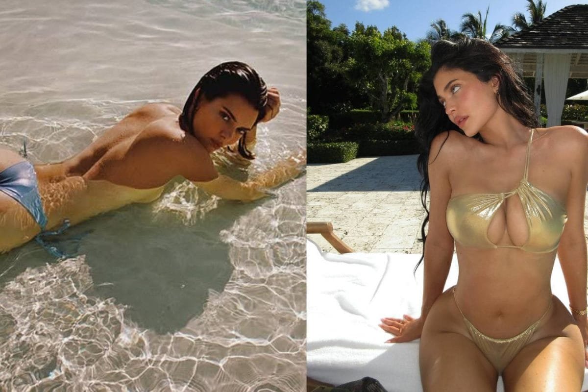 Kendall Jenner, Sister Kylie Jenner Turn Up The Heat In Sexy Bikinis During Their Beach Vacay