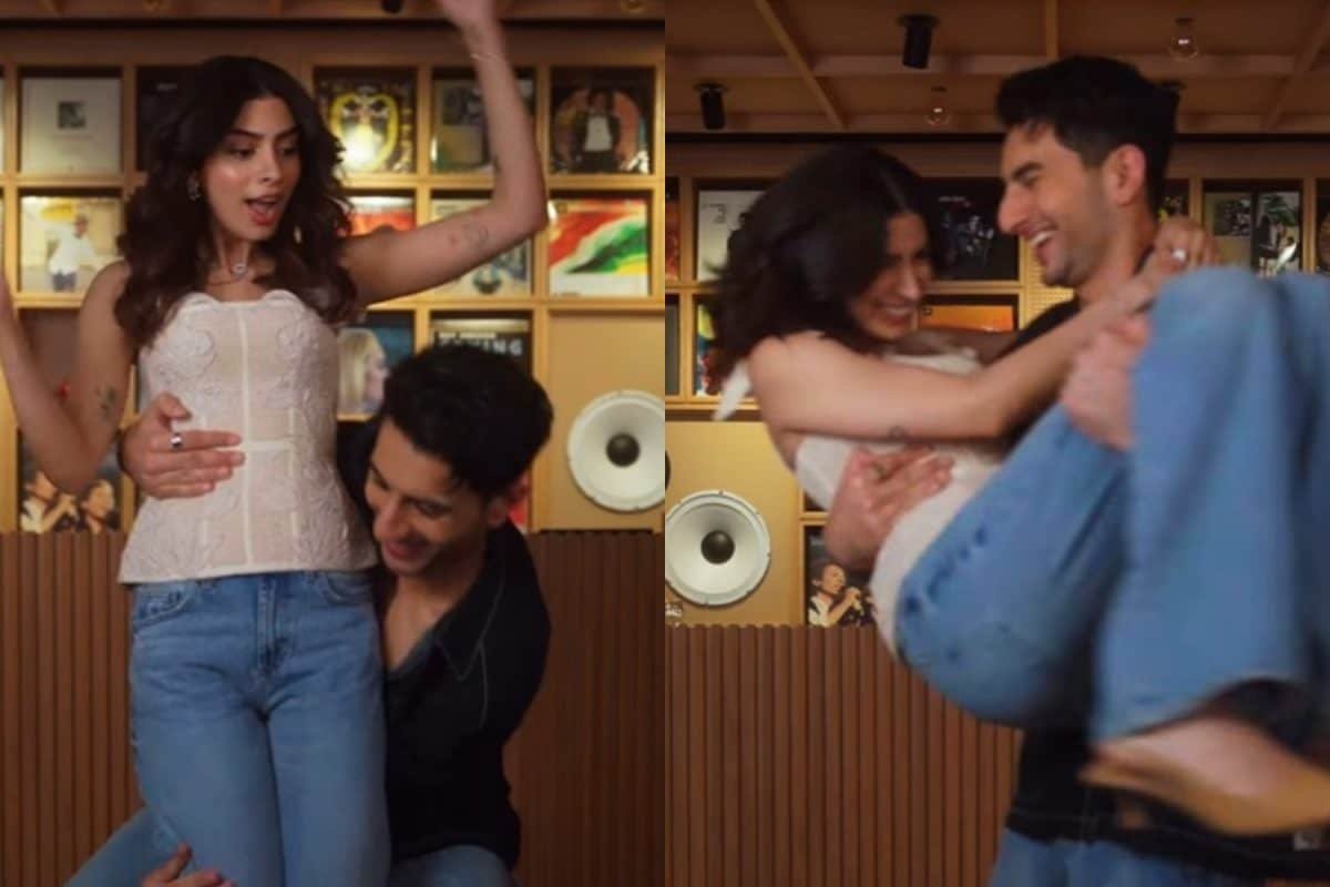 Ibrahim Ali Khan, Khushi Kapoor Share A Cute Video On ‘Tere Ishq Mein’ From Nadaaniyan, Fans React