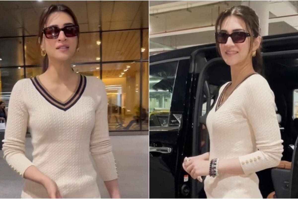 Kriti Sanon Returns To Mumbai After UK Getaway With Rumoured Boyfriend Kabir Bahia | Watch
