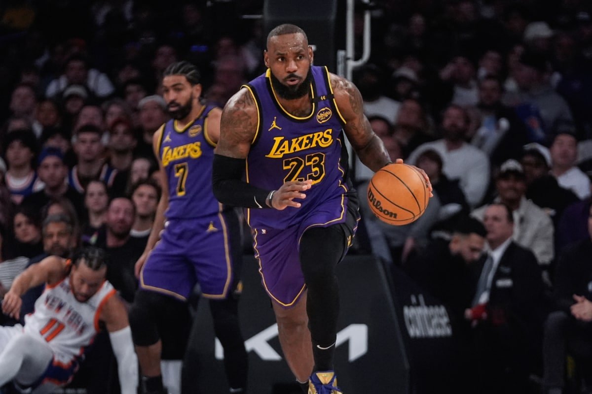LeBron James Triple-Double Powers LA Lakers To Victory Over New York Knicks