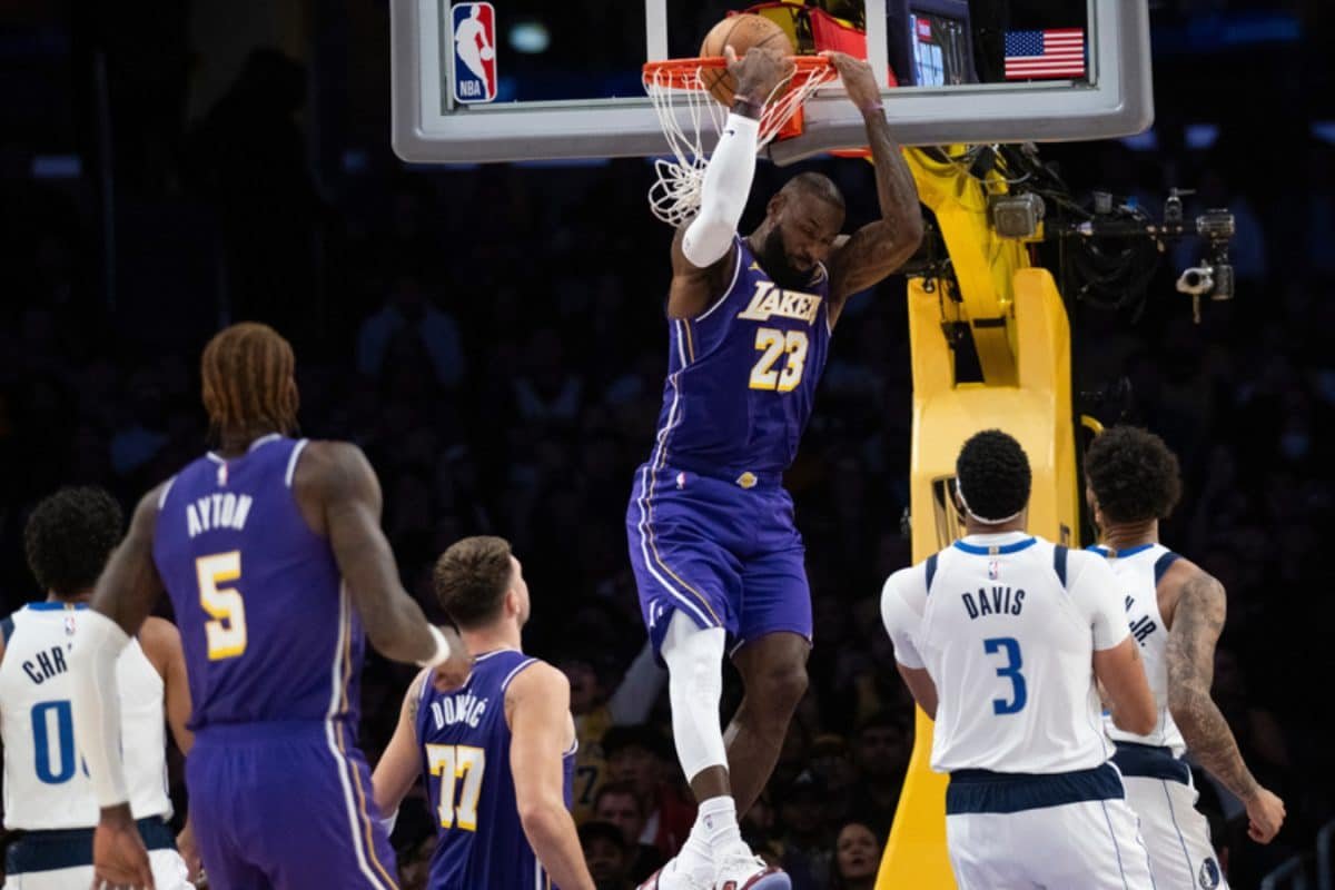 Luka Doncic, LeBron James Unleash Vintage LBJ-Wade Era Alley-Oop Dunk | WATCH